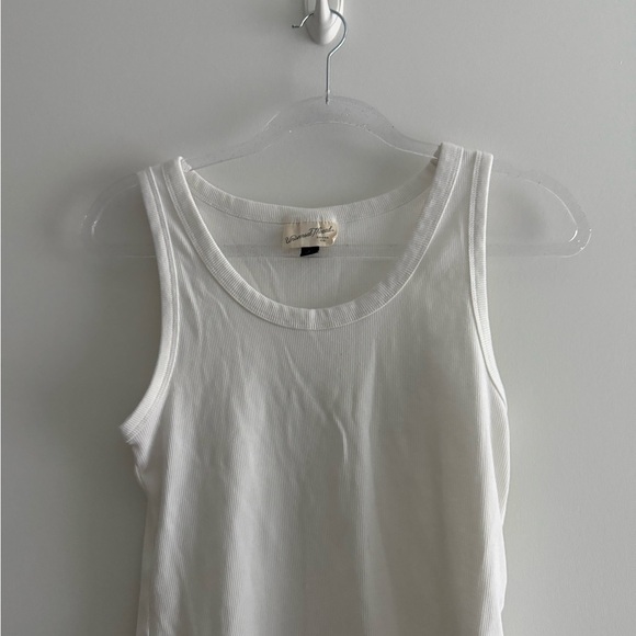 Universal Thread White Ribbed Tank Top - Picture 1 of 3